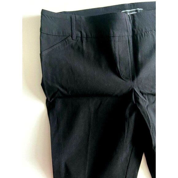 Le Chateau Stretch Tech Straight Leg Crop Pant Size 18 Black - Picture 3 of 6